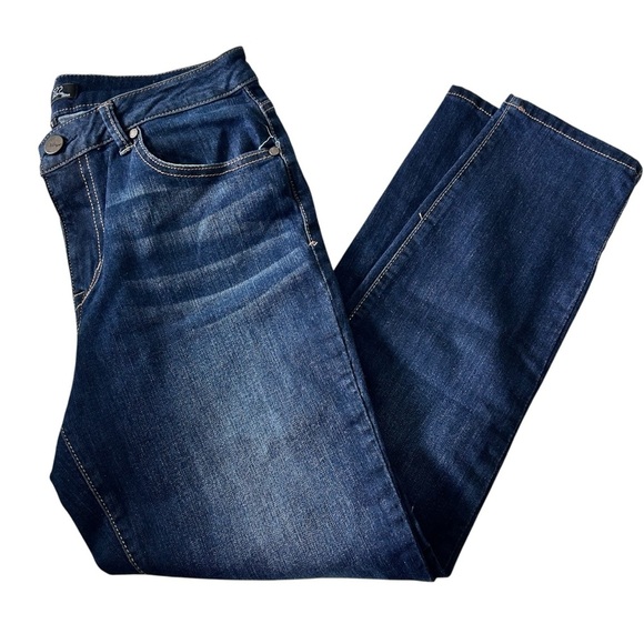 1822 Denim Dark Wash Mid-Rise Skinny Jeans - Size 12 - Picture 1 of 3